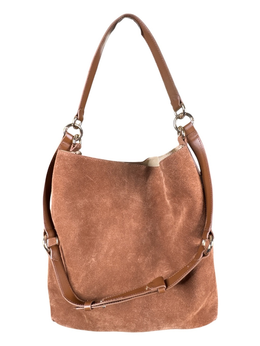 BANANA REPUBLIC Italian Suede Hobo Bag